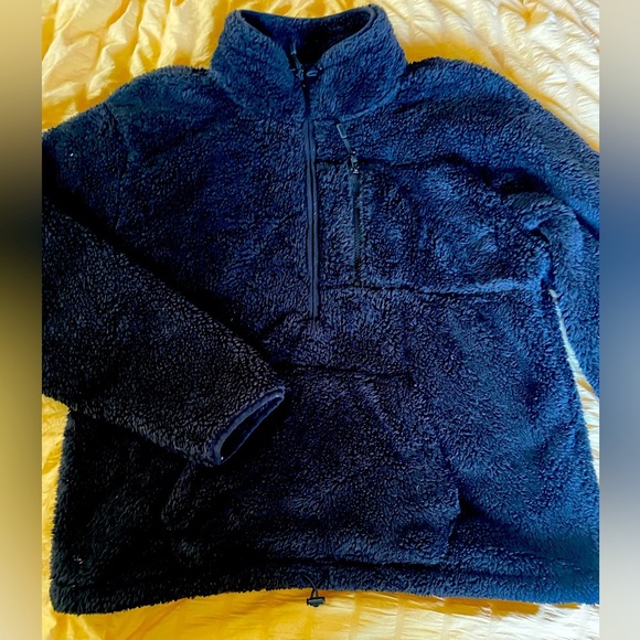 Black Fleece Pullover 1/4 zip Sweater! EUC PINK by Victoria’s Secret! Size Large - Picture 1 of 4
